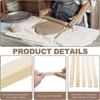 30 Piece Pottery Teaching Rolling Clay Sticks Wooden Clay Roller Guide Clay Tools Wooden Rolling Pin Guide Stick Set