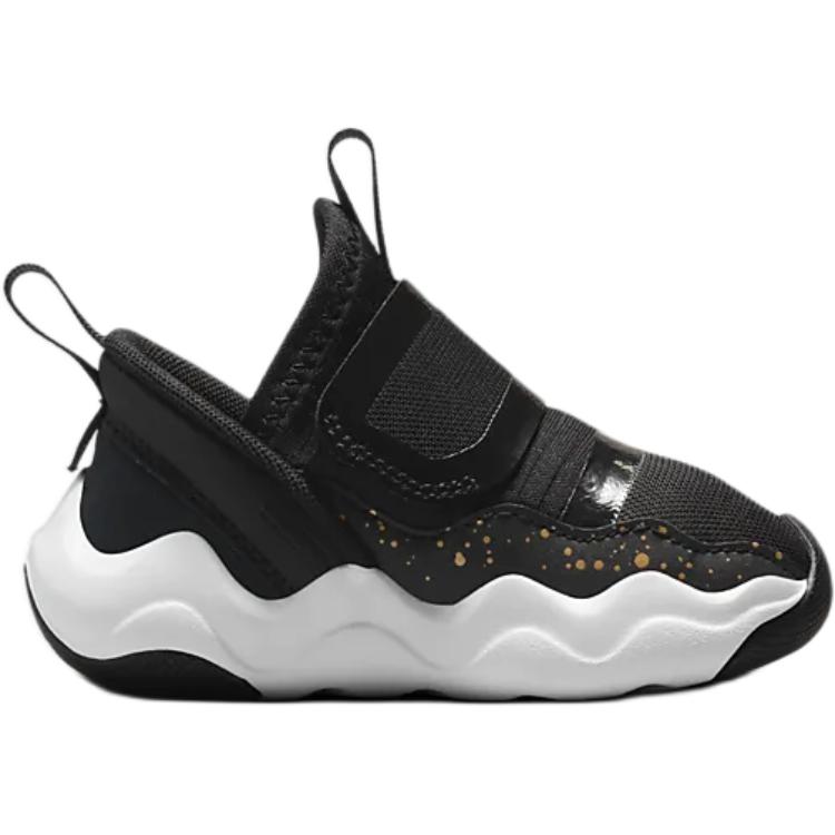 Air Jordan 23/7 TD Black Metallic Gold Baby Sneakers White DQ9294-017