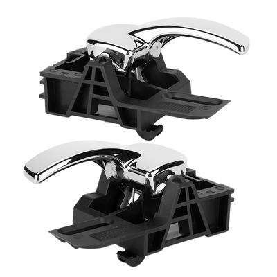 2pcs Left&Right Inner Chrome Door Handle 80671JD00E Fits for NISSAN QASHQAI 20042007