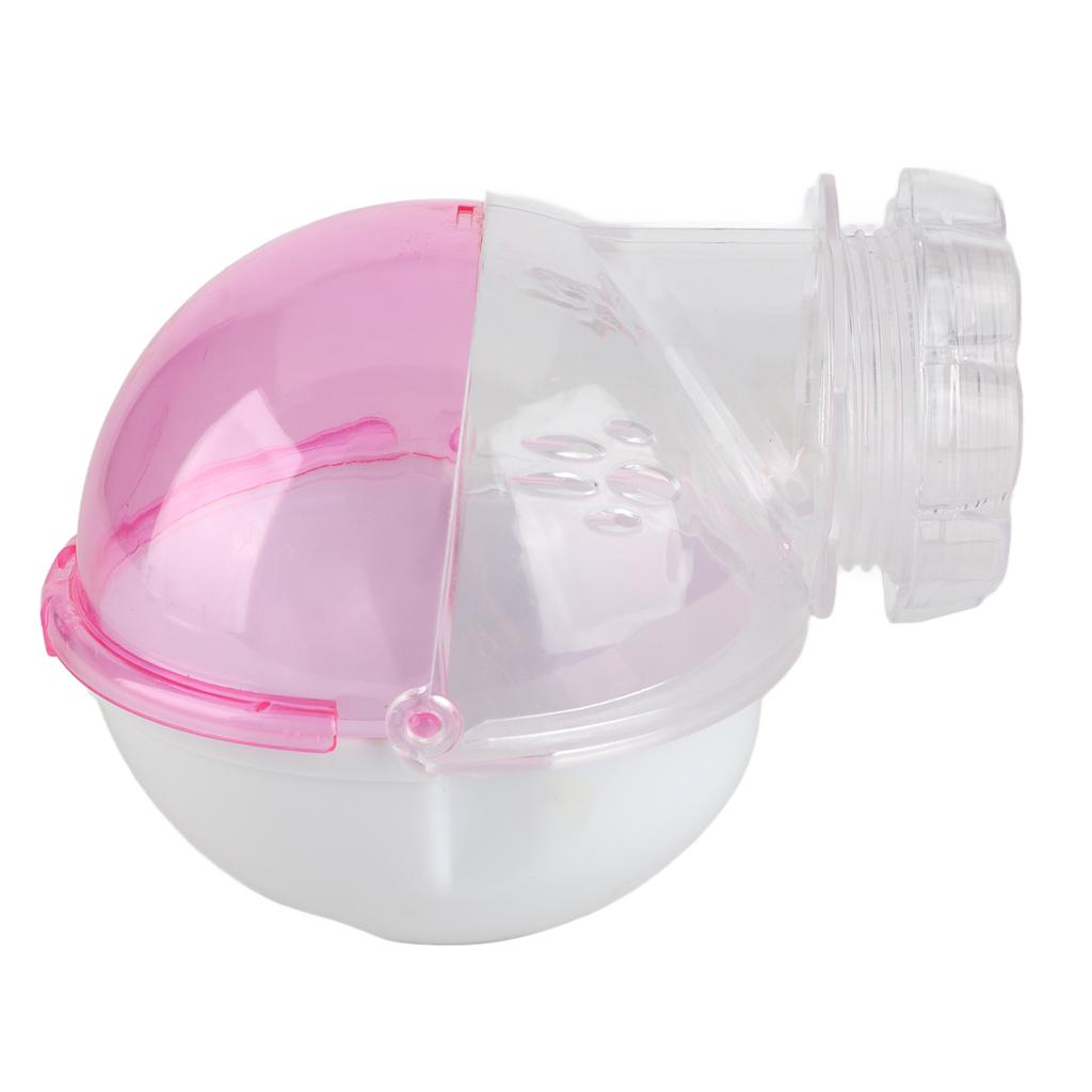 13cm Lovely Hamster Running Exercise Wheel Plastic Small Pet Toy Rat Running Play Toy (Pink)