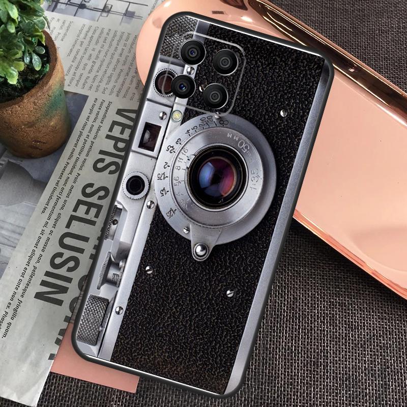Vintage Retro Camera For Samsung Galaxy M34 M54 M14 M53 M33 M13 M12 M32 M52 M20 M15 M55 M21 M51 M30s M31s Case
