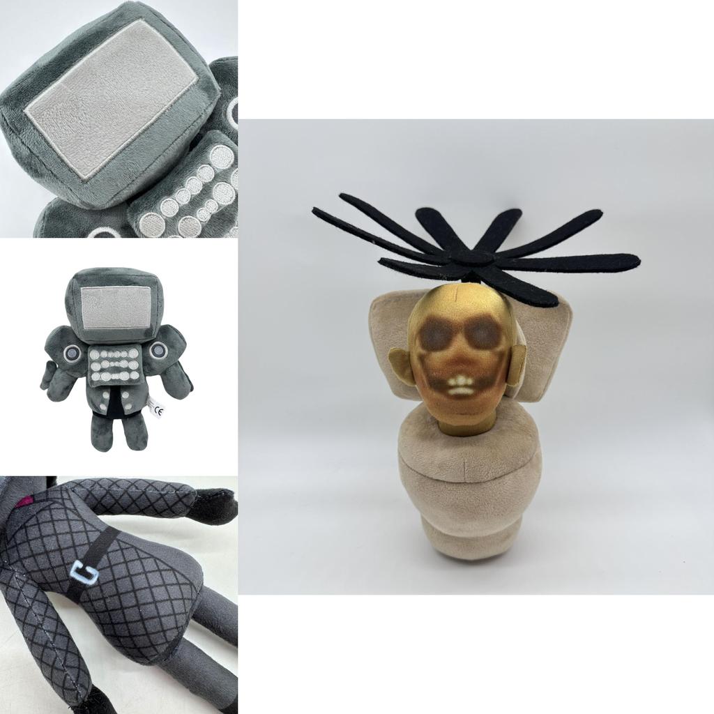 Skibidi Toilet Man Plush Cute And Soft Toy For Kids Animal Design 28cm Height