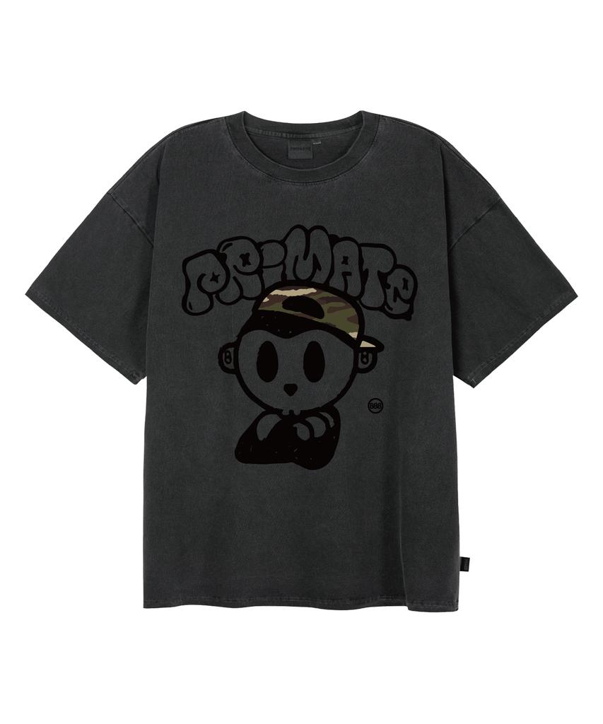 PRIMATE Major Preeki Oversized Pigment Short Sleeve T-Shirt 4 Colors