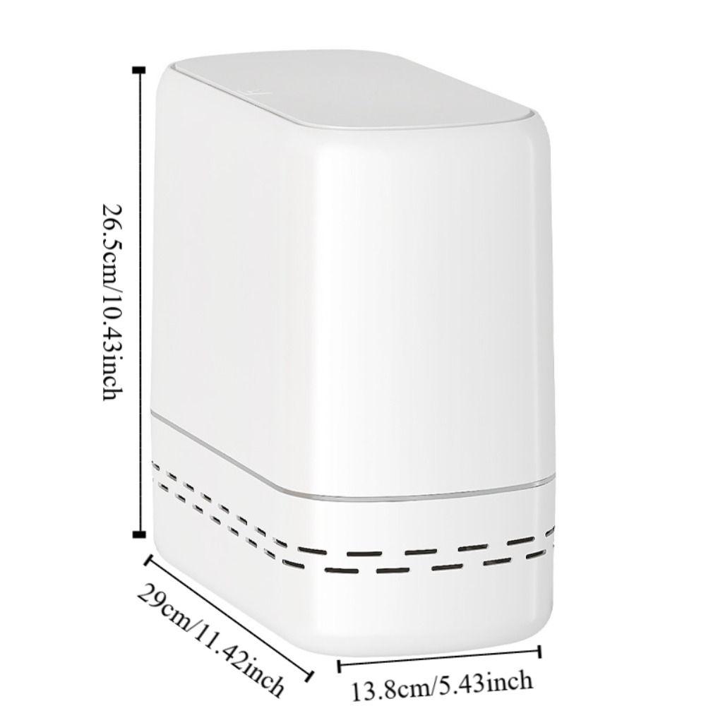 Storage Bucket Waterproof Bin Thickened Desktop Garbage Bin Sealed Trash Can  Kitchen