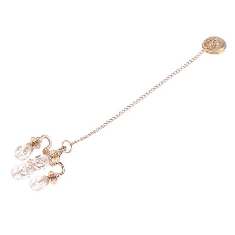 

1:12 кукольных миниатюрных ламп люстра мини потолочный светильник для декора кукольного дома золотой