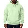 Men's  Solid Color  Adding Fleece  Loose  Hooded Hood  Hoodie