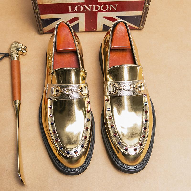 Large sizeTrend Fashion outdoor Leather Casual Loafers Men Comfortable men Shoes Man Leather  Slip-On dressing Shoes men