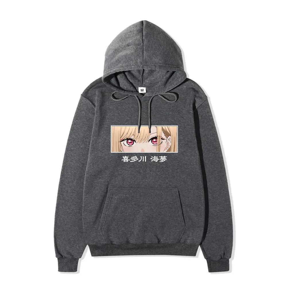 

Худи Мой нарядный любимец Аниме Харадзюку Марин Китагава Девушки Пуловер Необычный Музыкальный Подарок Свободная Удобная Толстовка M
