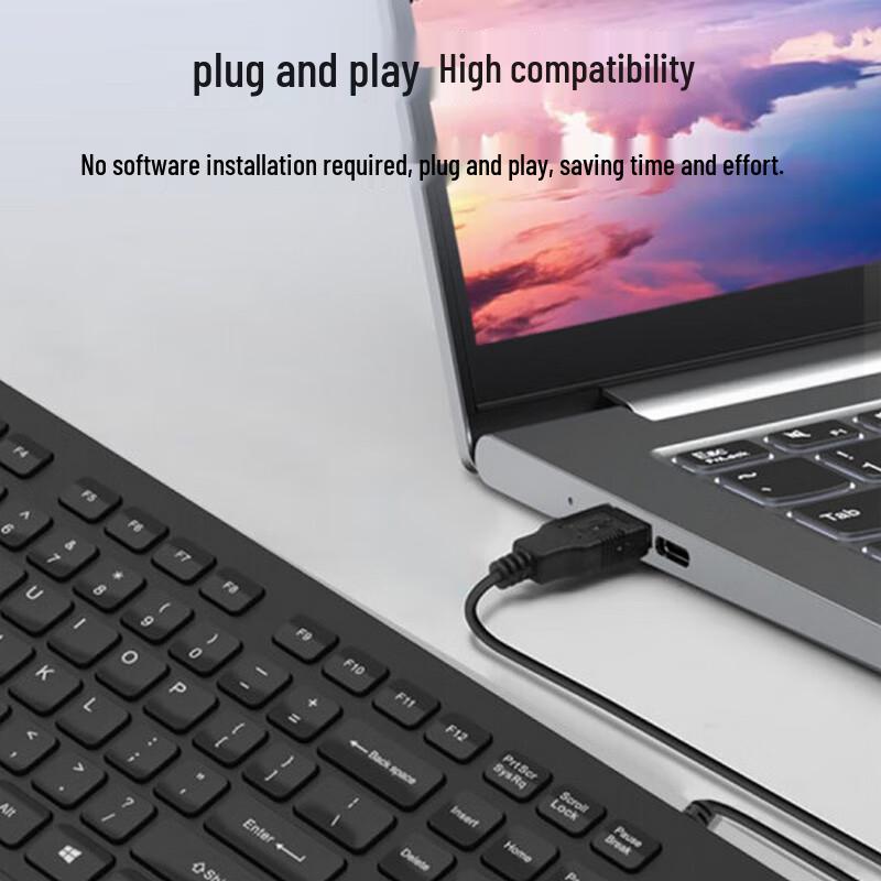 Lenovo KN301 Wireless Keyboard and Mouse Combo