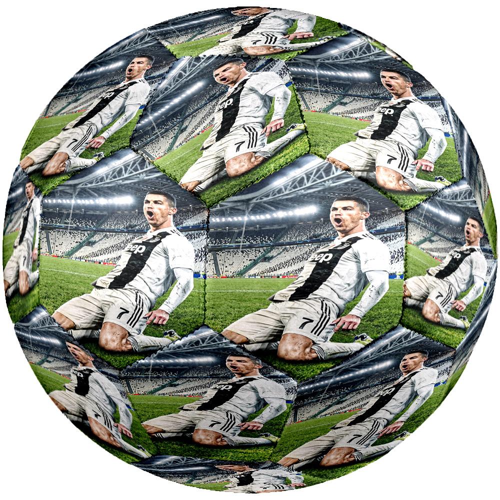 Momento della Celebrazione del Gol di Ronaldo Pallone da Calcio Taglia 5 Calcio Cucito a Macchina Allenamento e Partite Indoor/Outdoor Regali per Appassionati di Sport