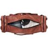Große Reisetasche aus echtem Vintage-Ziegenleder, handgefertigt, für Fitnessstudio, Wandern, Vintage-Braun, Tragetasche für alle echten Reisetaschen