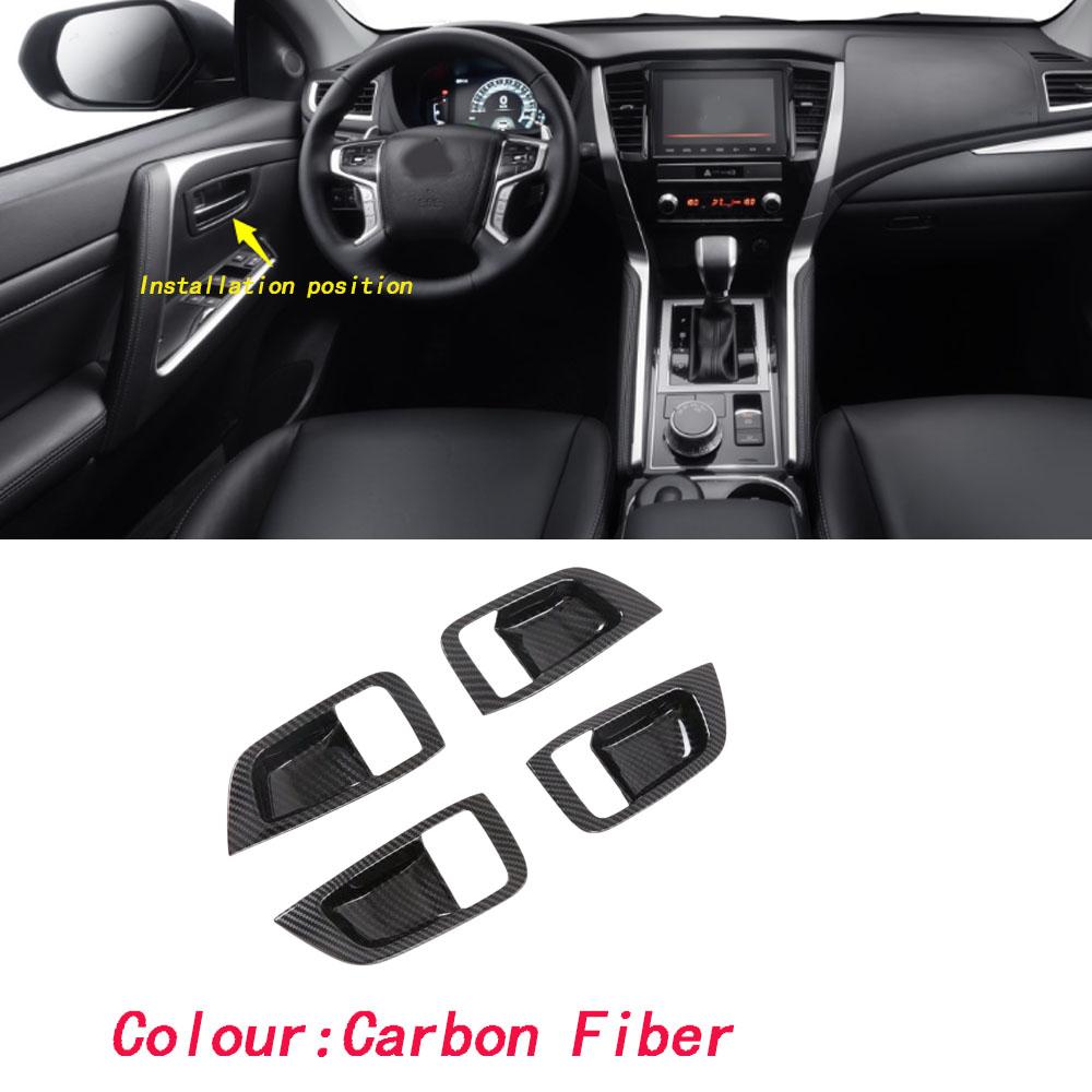 For Mitsubishi Pajero Sport    + Door Armrest Panel Window Glass Lift Handle Frame Box Outlet Wheel Cover Gear