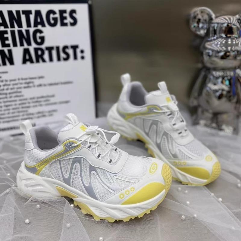 

Summer new platform running dad shoes women s versatile casual sports shoes student women s shoes fashion 40 жёлтый