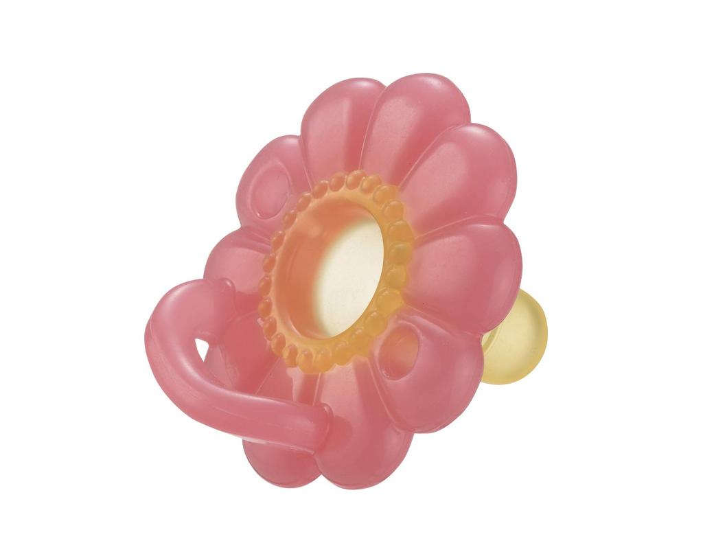 Richell Absorb Lab cu Convex pentru Nou-născuți Luni și Suzetă All-Silicon, Floare, Coaste, (0 Sus)