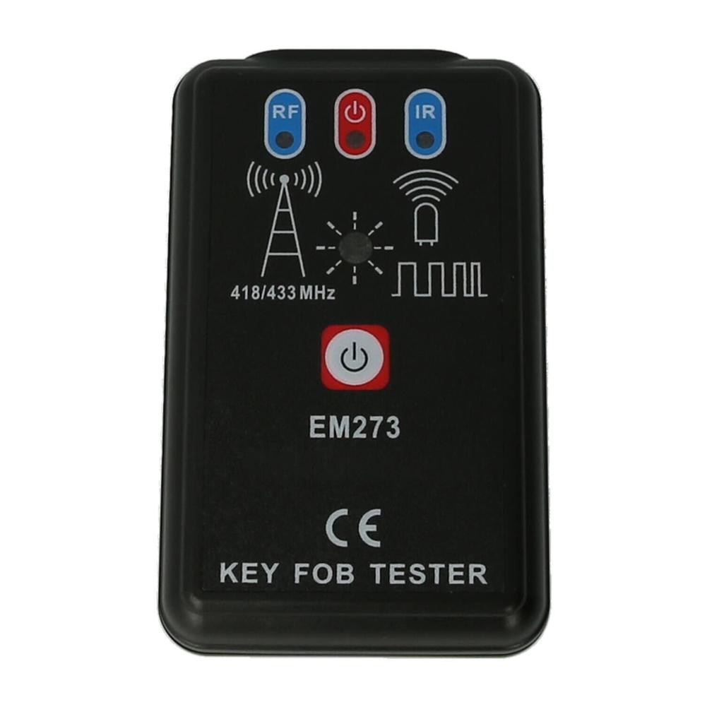 Weless LED Key Frequency Tester EM273 for RF Remote Control and Signal Detection in Vehicle and Electronic Keys