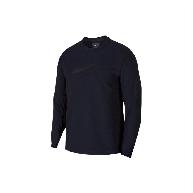 Nike Sweatshirts Men's Dark Gray Crew Neck Moderate Regular AR1557-475