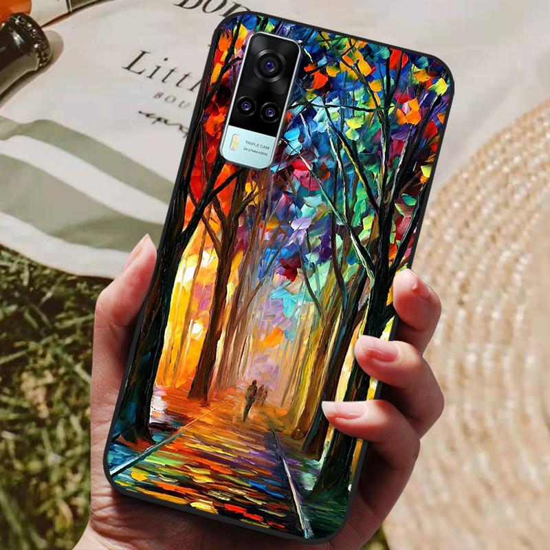 For Coque vivo Y31 2021 Case Silicon Back Cover Phone Case For Vivo V2036 Cases Soft bumper Funda for Vivo Y 31 VivoY31 2021 Bag