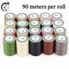 DIY Hand Sewn Leather Goods Wax Thread 0.8mm Hand Sewn Flat Wax Thread Leather Foreskin Leather Hand Sewn Thread