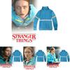 Miękki Wygodny Zestaw Bluza z Kapturem i Długie Spodnie Stranger Things 4 dla Dzieci Chłopców i Dziewcząt