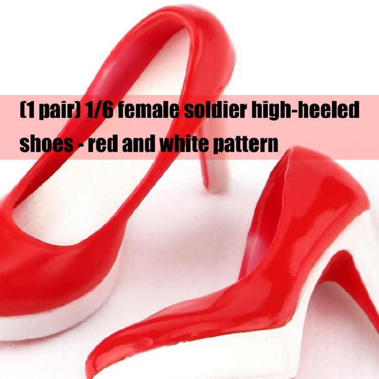 Elegant High Heel Doll Shoes Realistic 1/6 Female Soldier Model Accessories Easy To Dressingup Doll Display Decoration