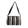 Trendy High-quality Colorful Striped Tote Bag Stylish Shoulder Bag For Daily Use