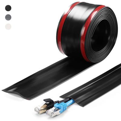1m Wandkabelverberger Selbstklebender Kabelschutz Professionelles Kabelmanagement Sockelleiste