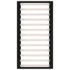 Vidaxl Bed Frame, Black, 75X190 Cm, Solid Wood