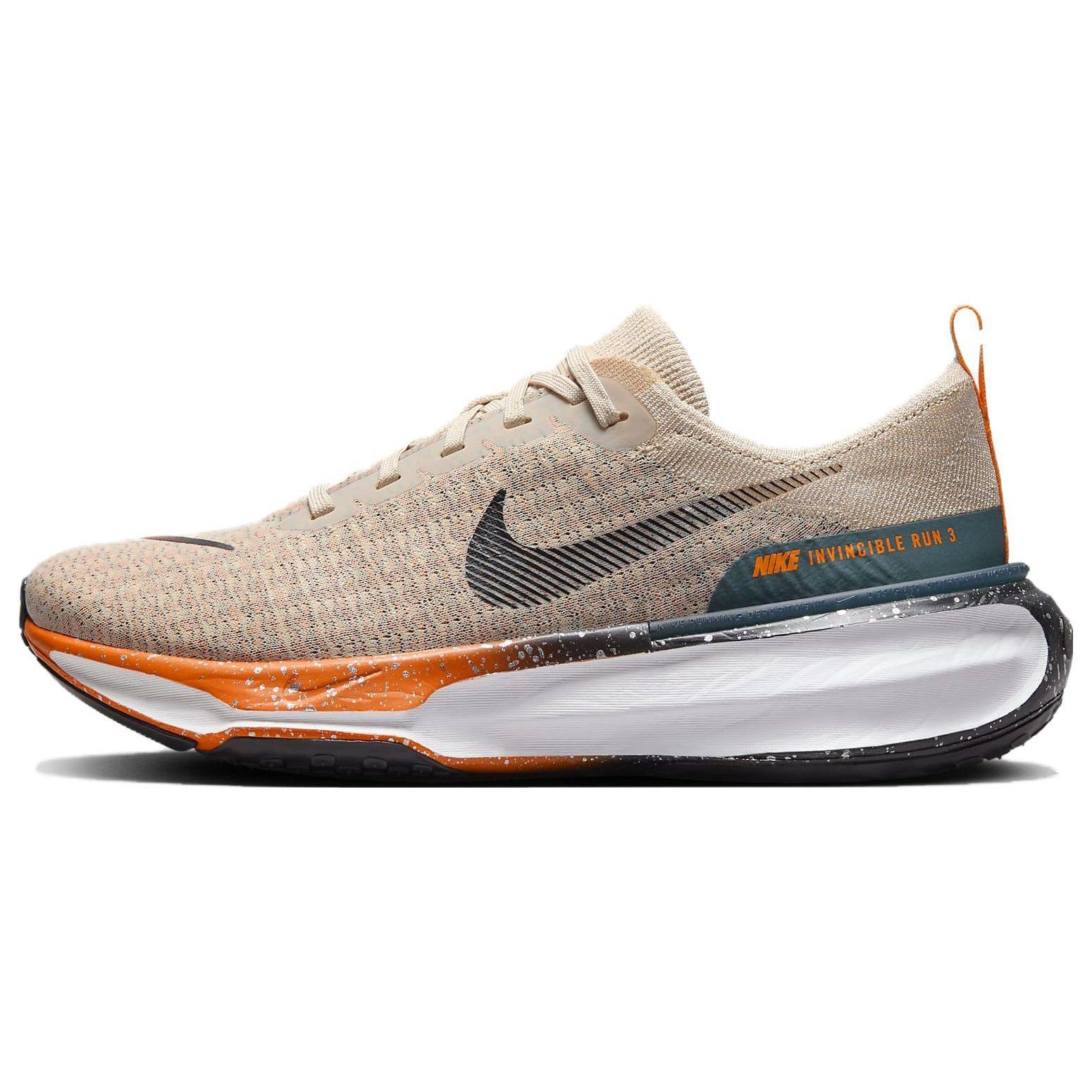 

Мужские кроссовки Nike ZoomX Invincible Run Flyknit 3 Oatmeal Safety Orange Cream Total-Orange Black FQ8720-140 44.5