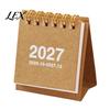 Cadou Practic pentru Studenți Profesioniști Mini Calendar de Birou 2026-2027, Oct 2026 până la Dec 2027 Vertical Pliabil Mic Planificator Lunar cu Gros
