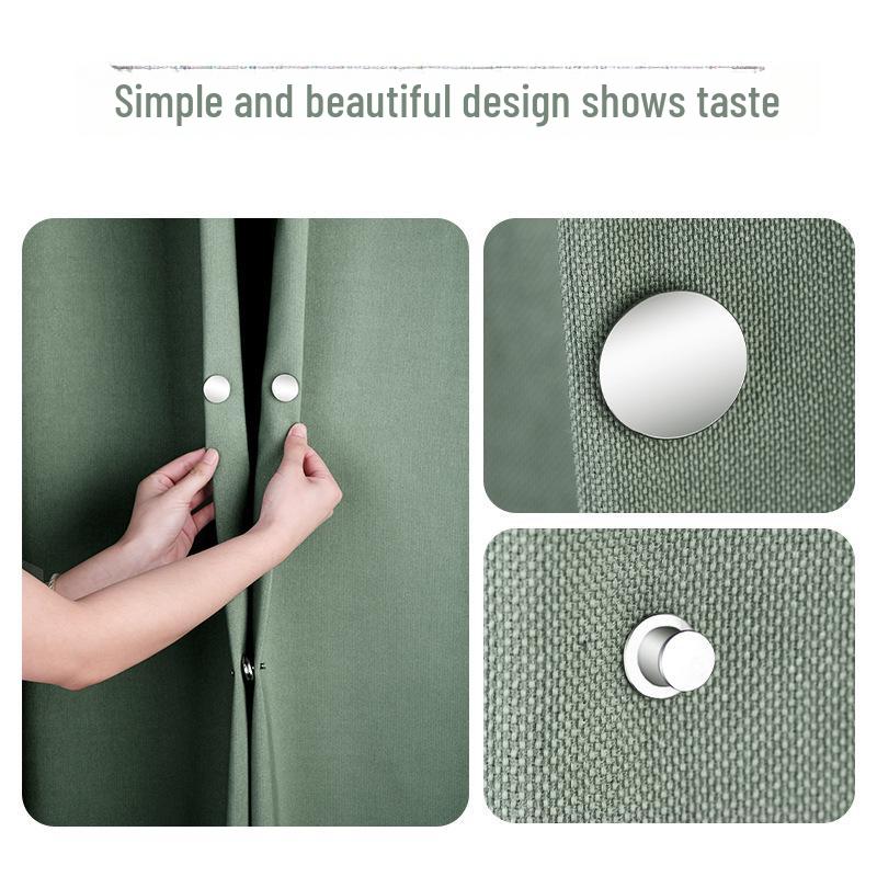 Magnetischer Vorhang Lichtblockierender Schnallen Zubehörsatz