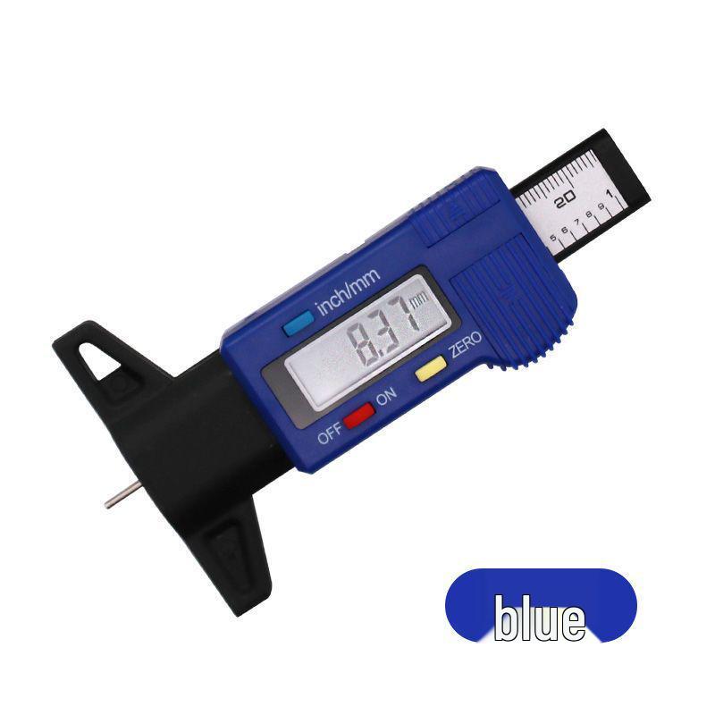 Digital Tire Tread Depth Gauge - Electronic Vernier Caliper for Car Tire Wear Detection