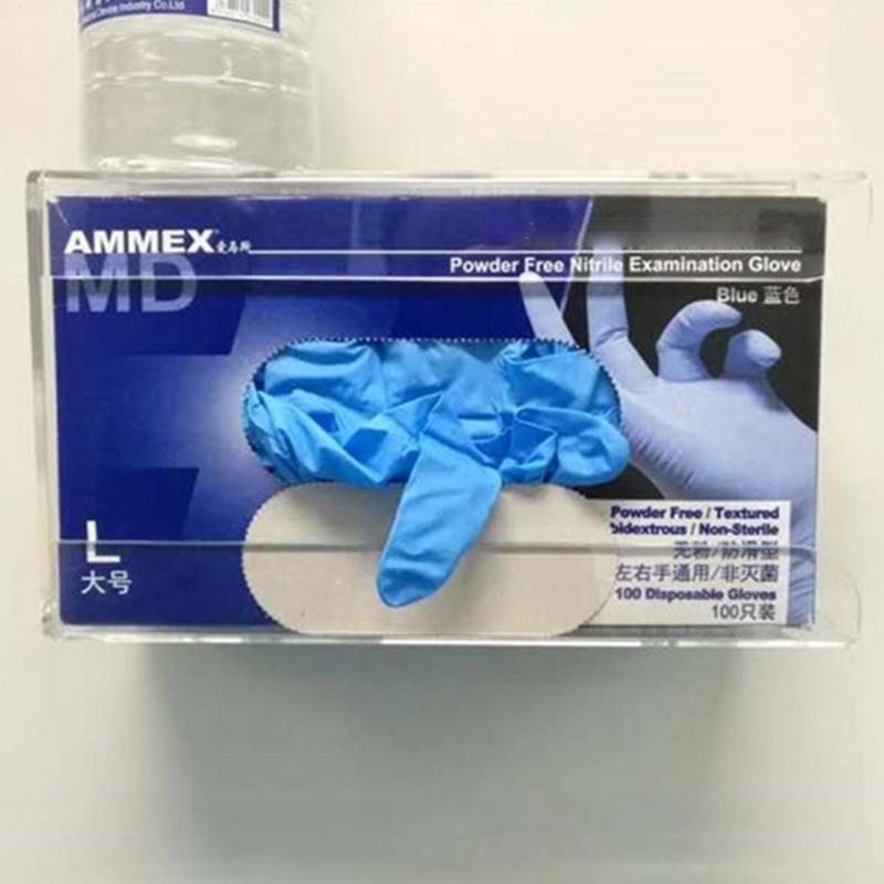 Taschentuchbox Wand Acryl Handschuhbox Halter Wandmontiert Gesundheitswesen Gastronomie Zahnarzt Einweg-Handschuh Aufbewahrungsregal