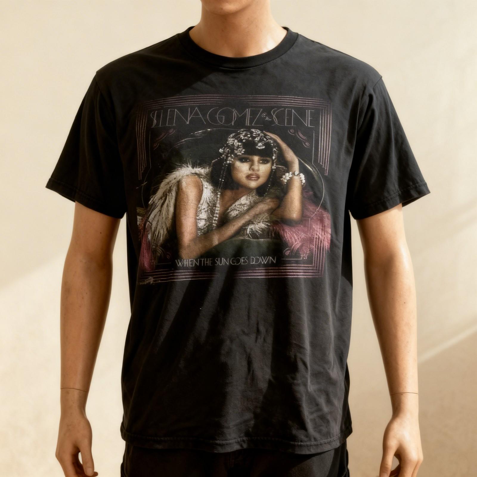 RARE Selena Gomez Cotton Short Sleeve Unisex T-Shirt All Size S