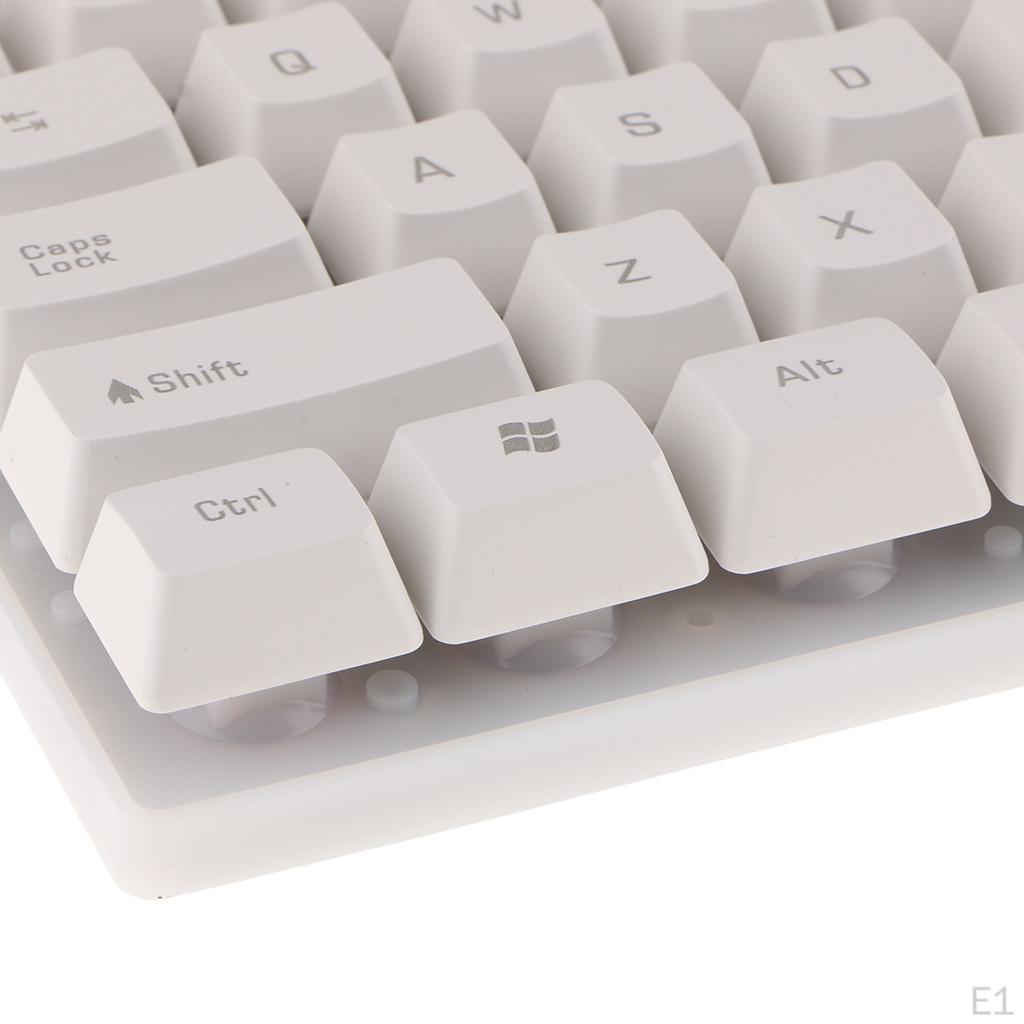 USB Computer Mechanical Feel Backlit Keyboard Set