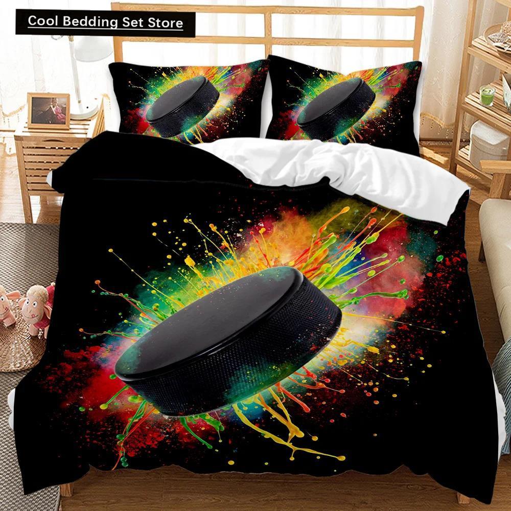Music Duvet Cover Set Cool Colorful Headset Bedding Set Kids Boys Girls Bedding Set Music Queen King Size Polyester Qulit Cover