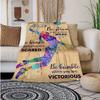 Jumping To Play Volleyball Customize Your Name Blanket Used For Chair Office Sofa Bed Camping Soft And Warm Giving Friends And Relatives Birthday