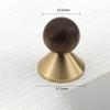 French Chic Wooden Ball Pendant Cabinet Pulls Durable Retro Wood Ball Pendant Handles  Drawer
