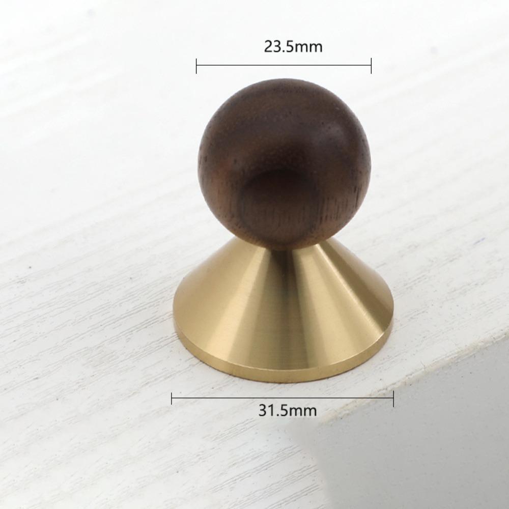French Chic Wooden Ball Pendant Cabinet Pulls Durable Retro Wood Ball Pendant Handles  Drawer