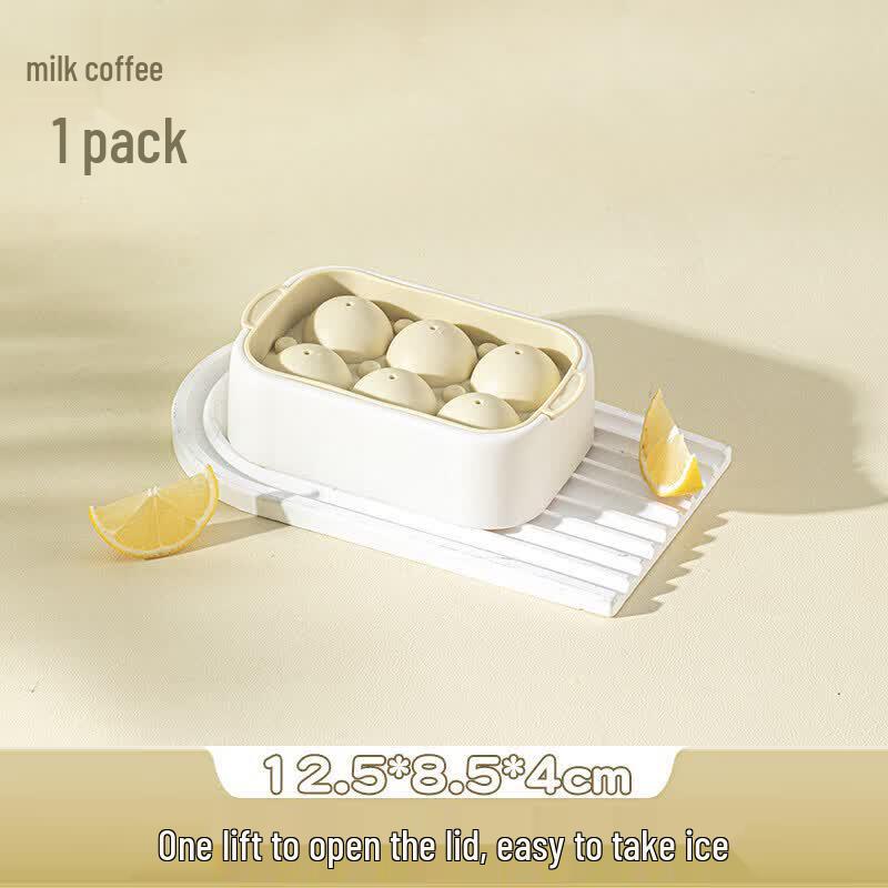 Soft Silicone Ice Ball Maker with Lid