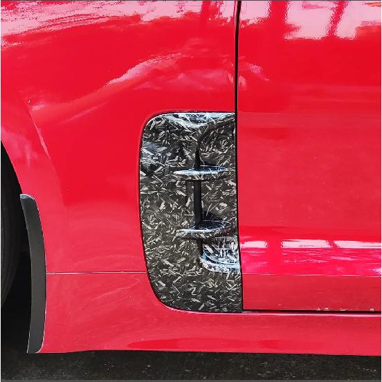Car Front Door Fender Hole Grille Leaf Plate Air Outlet Decoration Cover Strip For Kia Stinger 2018-2023 Exterior Styling