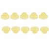 10pcs Brake Clutch Pedal Stopper Pad 46584-S0100 Yellow For Nissan 200SX 240SX 300ZX 350Z For Infiniti G20 G35 G37 I30 J30
