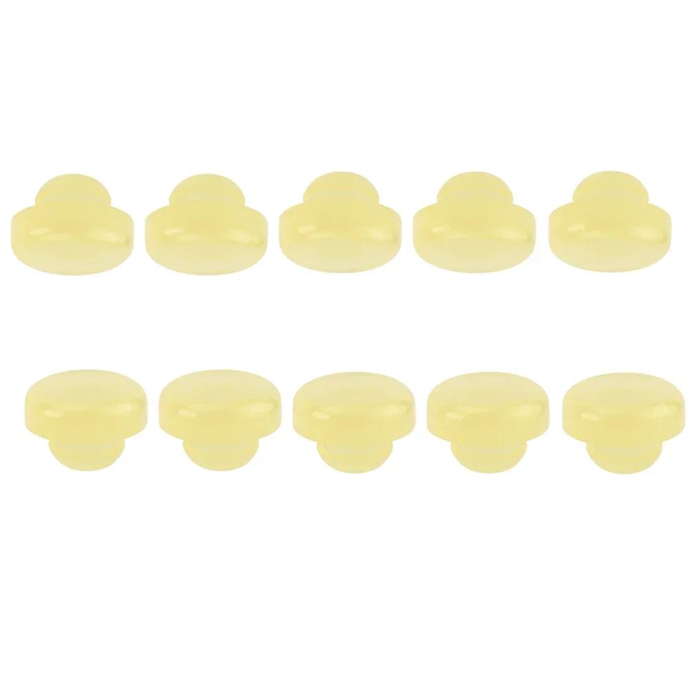 10pcs Brake Clutch Pedal Stopper Pad 46584-S0100 Yellow For Nissan 200SX 240SX 300ZX 350Z For Infiniti G20 G35 G37 I30 J30