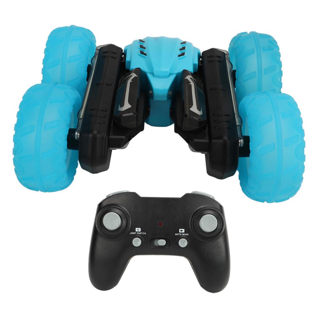 2.4G Double Sided RC Stunt Car 360 Degree Rotating Sound Light Rechargeable Remote Control Stunt Car