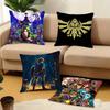 Hot Games Zeldas Legends Pillow Case Short Plush Sofa Decorative Gift Home Double-sided Printing Cushion