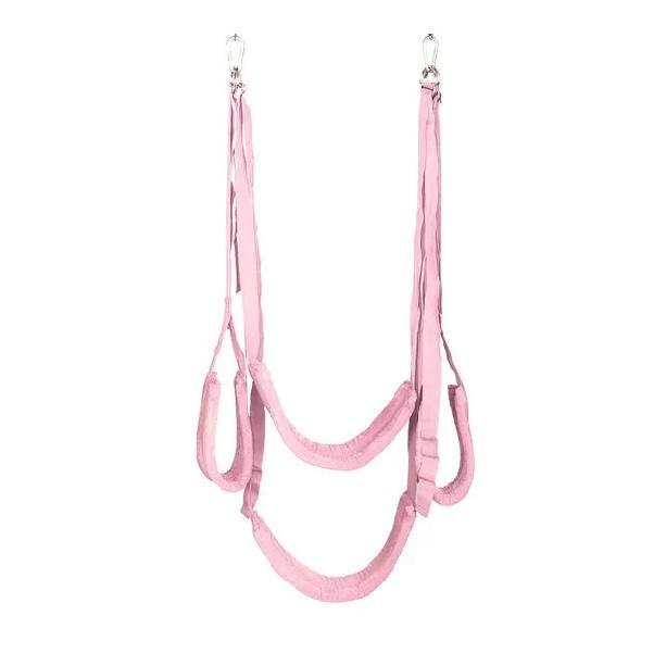 Mykt materiale Sex Swing Erotiske leker med stropp Sele Tau Kjærlighetsmøbler med metallslynge for Bdsm Fetish Bondage Sexstilling