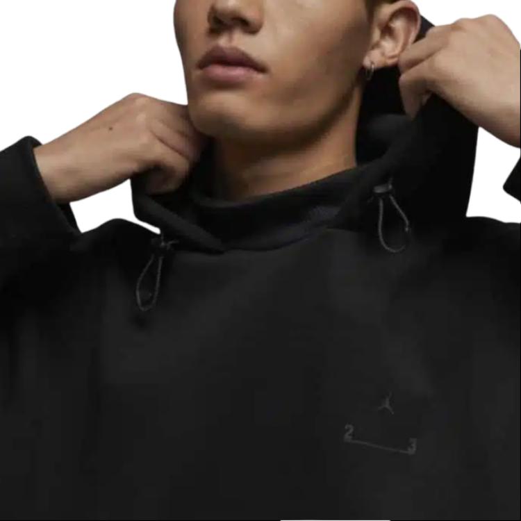 Jordan Sweatshirts Men's Black Hooded Thickened Regular DV7682-010