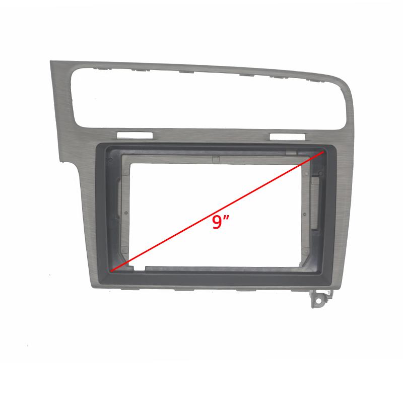 Car Radio Frame Kit For Volkswagen Golf 7 LHD 2013 2014 2015 2016 2017 Auto Stereo Install Dash Panel Fascia Bezel Faceplate