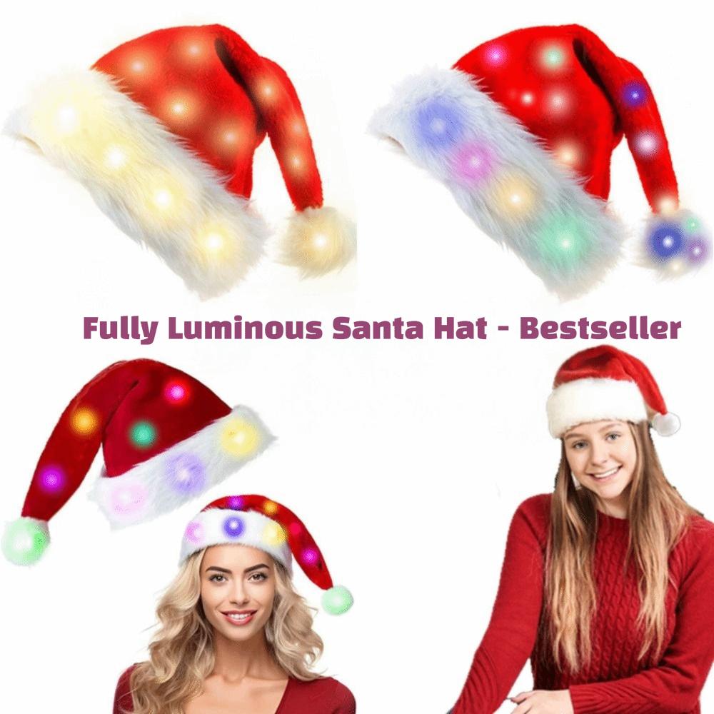 Leuchtende Rote Aufleuchtende Weihnachtsmütze Blinkende Lichter Rote Weihnachtsmütze Weihnachts Mütze Weihnachtsgeschenke