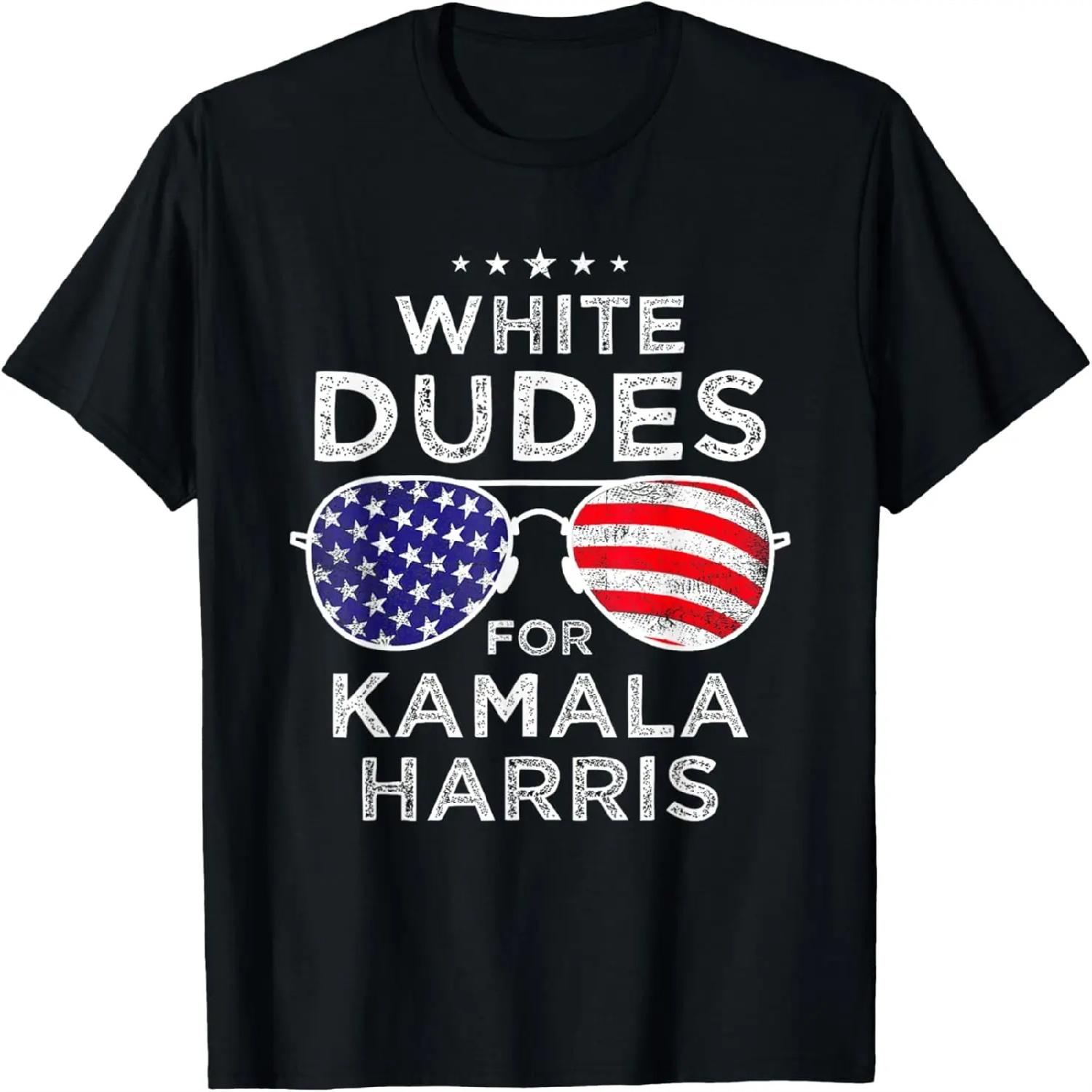 white dudes for kamala harris T-Shirt S