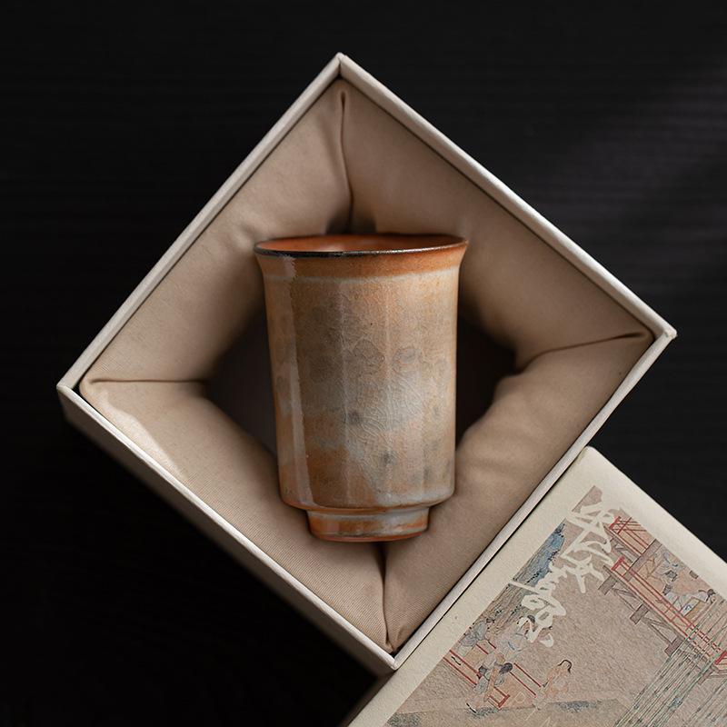 70ml Zhiye Roasting Teacup Zen Tea Bowl Tea Pair Tea-tasting Meditation Cup Chazhan Master Cups Household Drinkware Collection